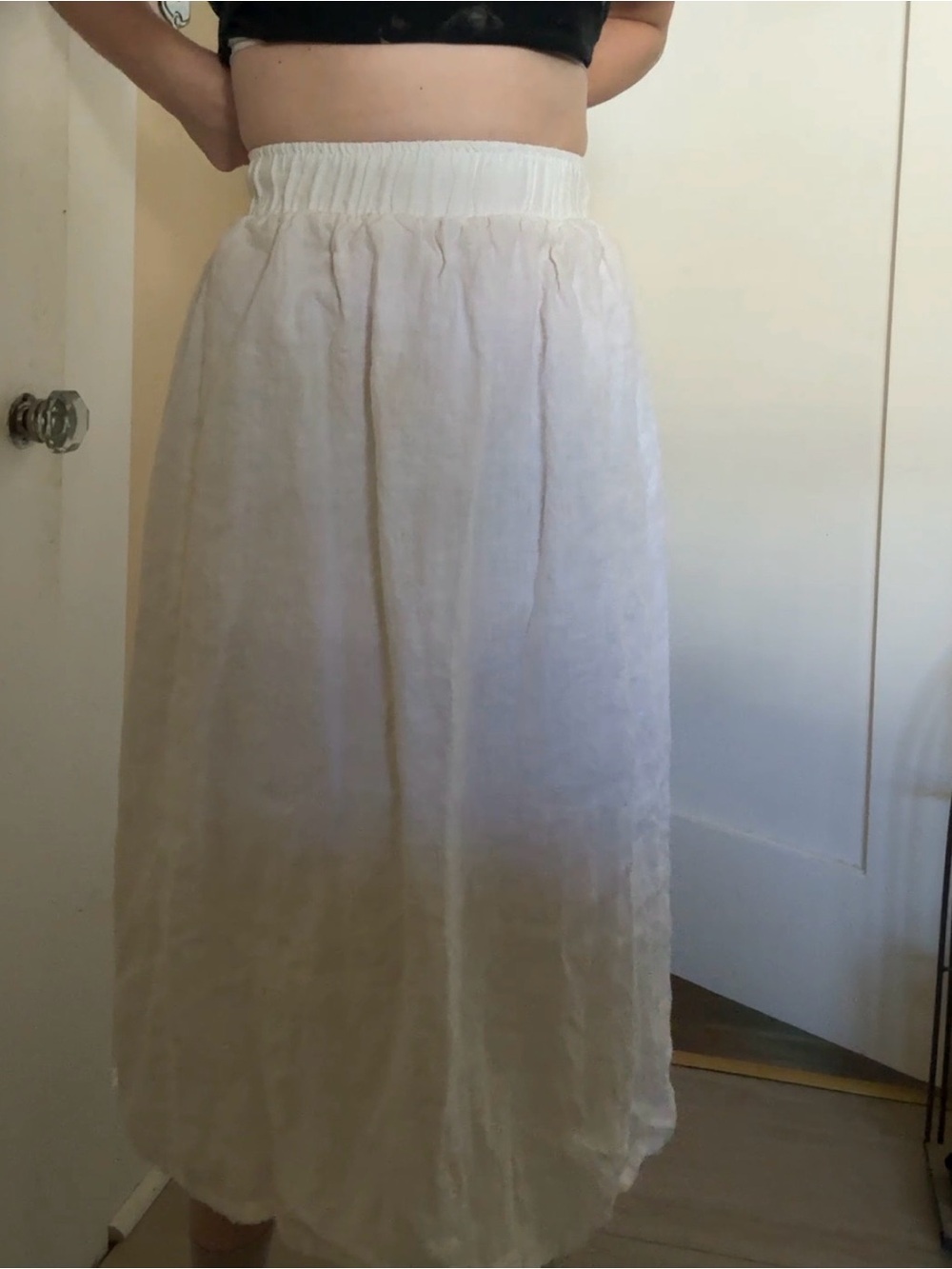 Linen skirt